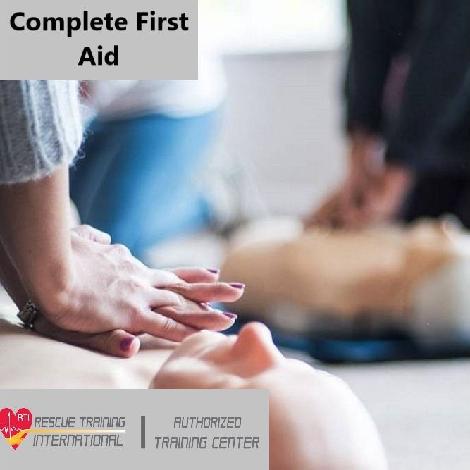 Complete First Aid Training (Ενήλικας, Παιδί, βρέφος & Απινιδωτής)